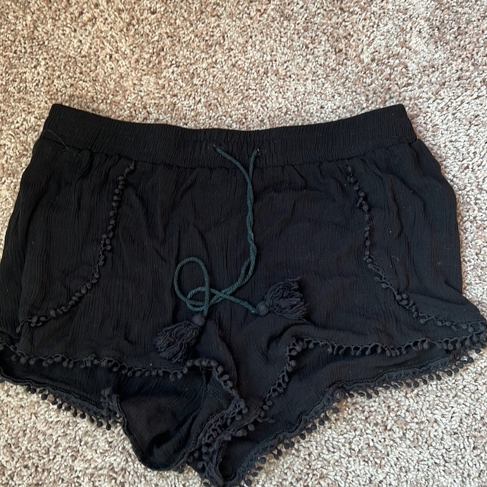 Black Beach Shorts